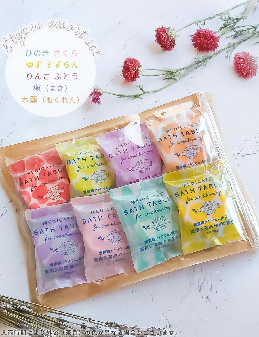 【クーポンで最大1500円OFF】【6種セット】入浴剤ギフトセットプレゼント女性男性重炭酸医薬部外品薬用薬用入浴剤毛穴汚れ疲労回復保湿パッケージかわいいおしゃれプチギフト国産日本製個包装森たちバトン6Pセット詰め合わせ