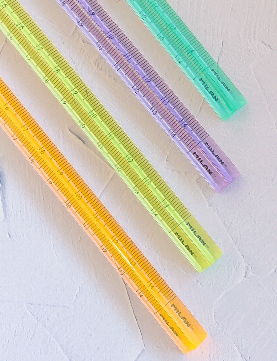 MILANルーラーカラー定規三角