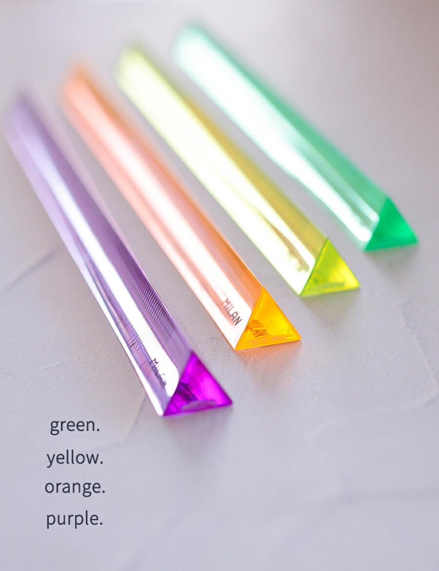 MILANルーラーカラー定規三角