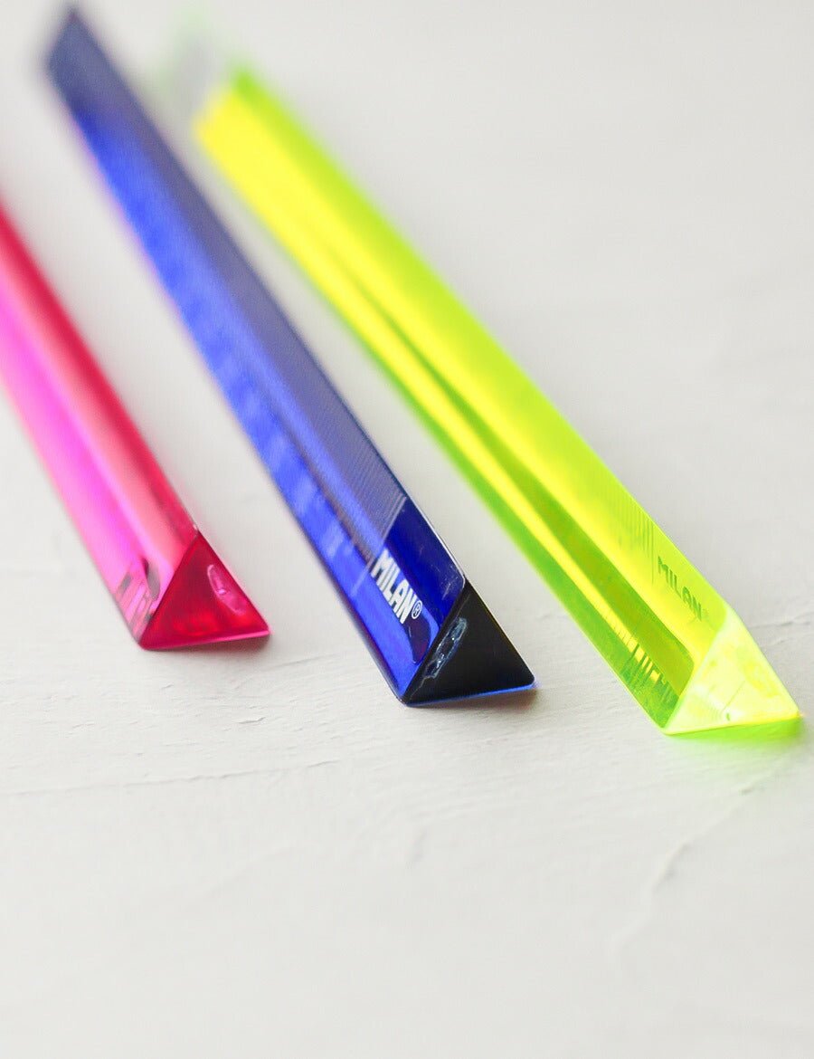 MILANルーラーカラー定規三角