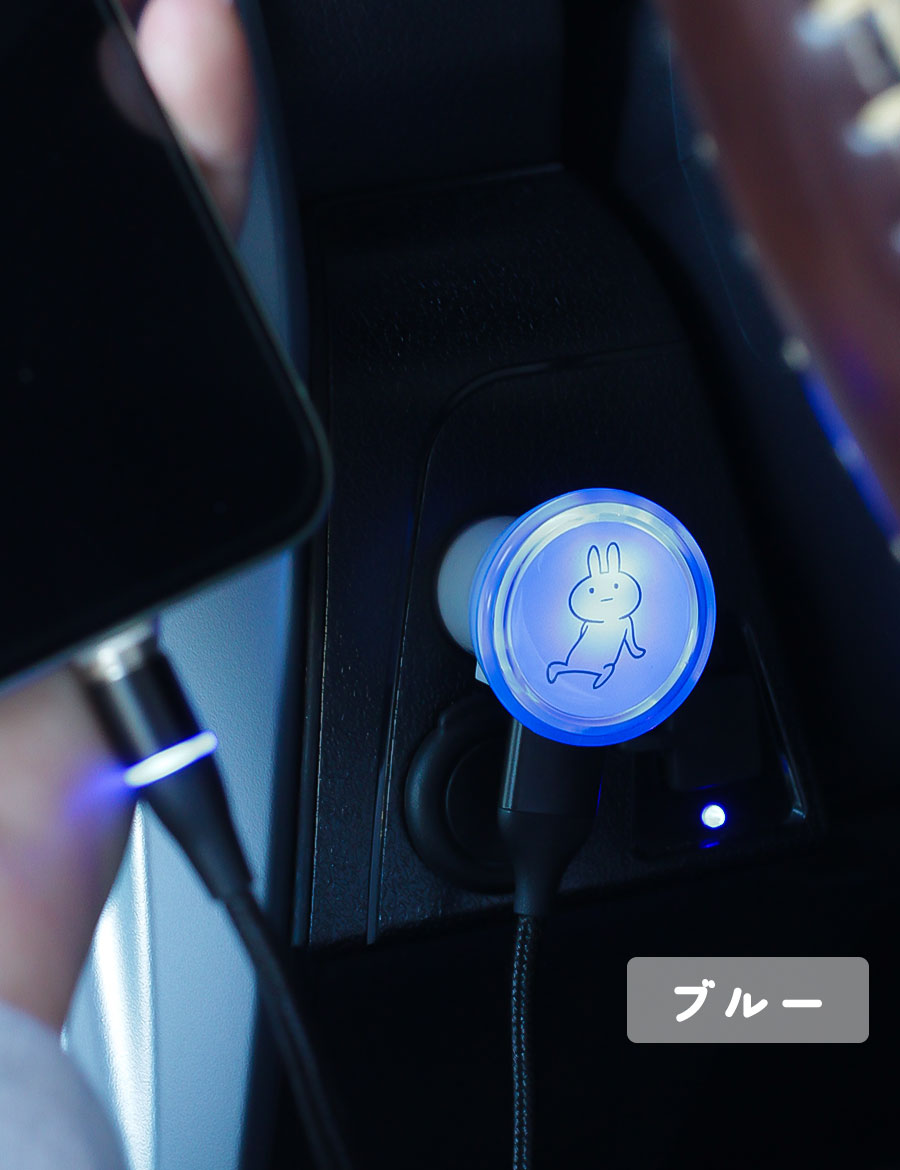 【クーポン有24日20時】【楽天１位獲得】車充電器iPhone2台シガーソケットUSB12v24vケーブル充電器変換2連車載充電器カーチャージャーライトType-Cタイプc可愛い2ポートスマホアイコスチャージャータブレット出力5Vアンドロイドアイフォン