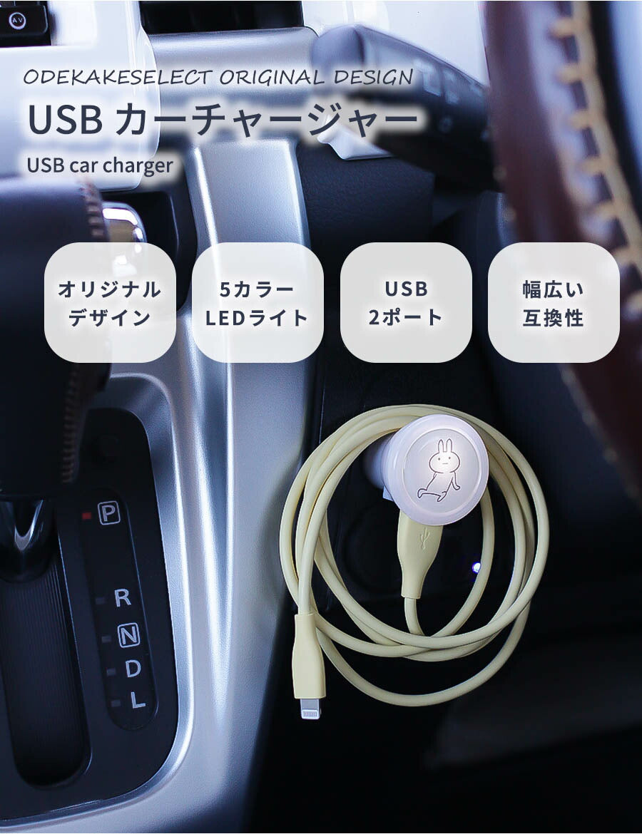 【クーポン有24日20時】【楽天１位獲得】車充電器iPhone2台シガーソケットUSB12v24vケーブル充電器変換2連車載充電器カーチャージャーライトType-Cタイプc可愛い2ポートスマホアイコスチャージャータブレット出力5Vアンドロイドアイフォン
