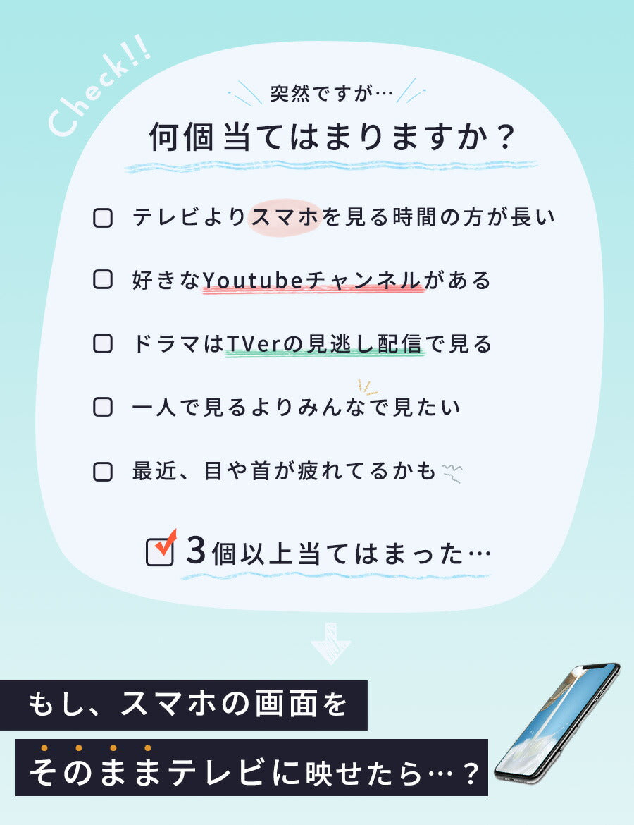 iPhoneテレビ接続ケーブルiPhoneミラーリングHDMIスマホ変換Youtubeナビプロジェクター有線TV出力アイフォンiPadアクセサリー家庭TVカーナビmirascreen