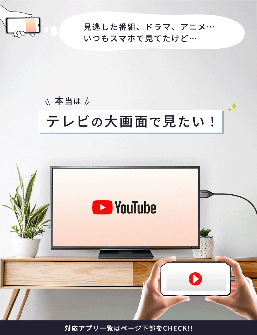 【クーポン有24日20時】【楽天1位獲得】【挿すだけ】スマホテレビ接続ケーブルアンドロイド接続ケーブルiPhoneUSBType-CtoHDMIHDMI変換ミラーリング2m4KタイプCライトニングUSB-CAndroidTV出力変換アダプタiPadXperiaGalaxyiPhoneミラスクリーン