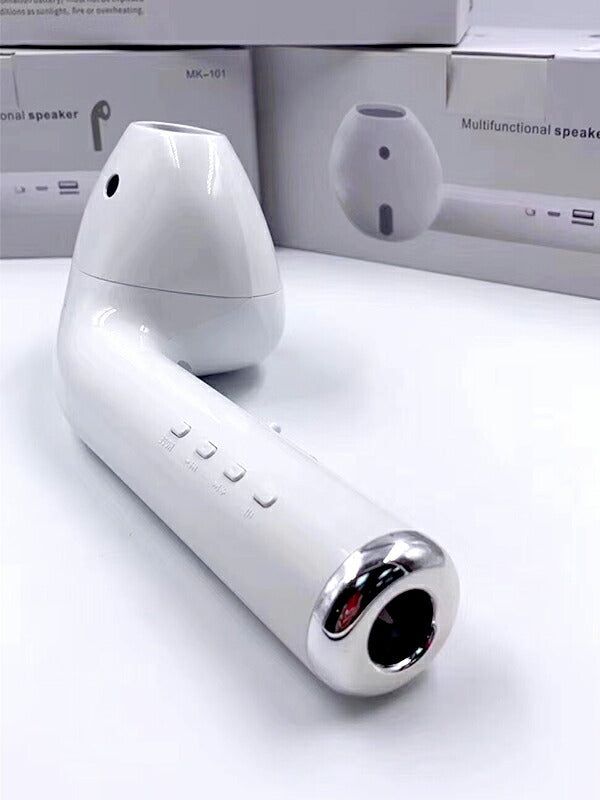 スピーカーBluetoothブルートゥースおしゃれかわいいインテリア充電式個性的目立つ大きいAirpodsワイヤレス無線バッテリースマホ接続スマートフォンPC持ち運びインパクトギフトプレゼント面白いプレゼント
