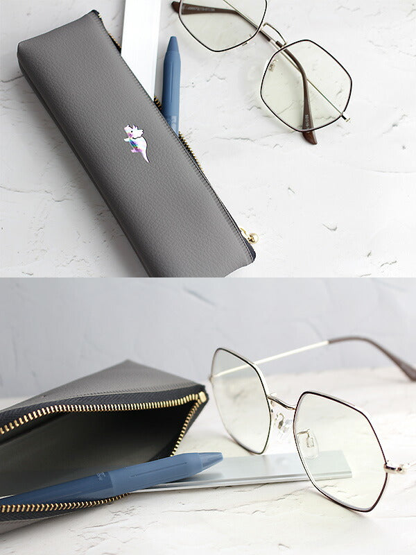 ブックカバーA6文庫かわいいペンケース文庫本文庫本カバー手帳本メモ帳カバーおしゃれワンポイントPVCレザー水濡れ防止ギフトプレゼントお返し動物2個セット