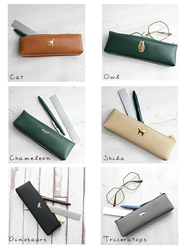 ブックカバーA6文庫かわいいペンケース文庫本文庫本カバー手帳本メモ帳カバーおしゃれワンポイントPVCレザー水濡れ防止ギフトプレゼントお返し動物2個セット