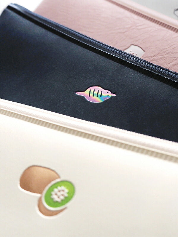 ブックカバーA6文庫かわいいペンケース文庫本文庫本カバー手帳本メモ帳カバーおしゃれワンポイントPVCレザー水濡れ防止ギフトプレゼントお返し動物2個セット