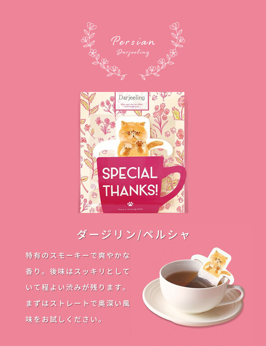 紅茶ティーバッグギフトプチギフトプレセントおしゃれかわいい感謝ありがとうThankyou動物茶葉日本製子供女性男性結婚式ブライダル挨拶卒業卒園異動退職転校転勤引っ越しお礼お返し